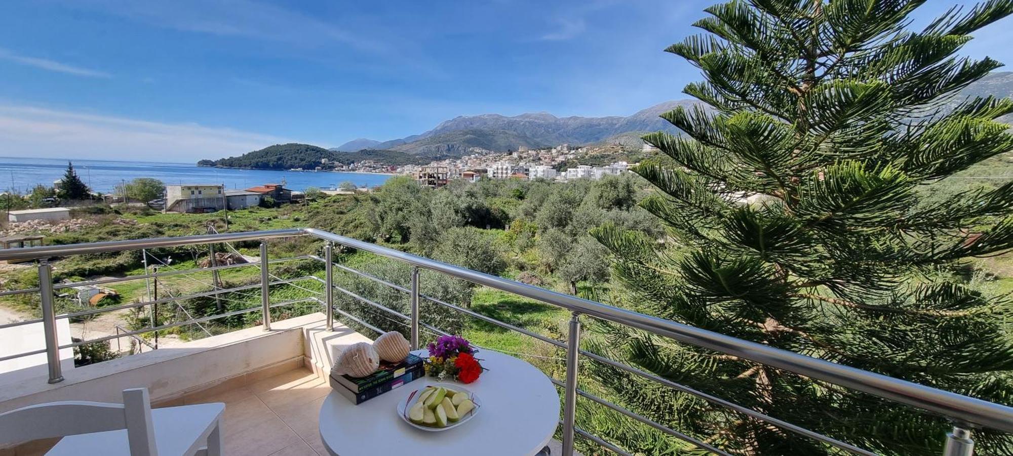 The Sunny Side Apartman Himara Kültér fotó
