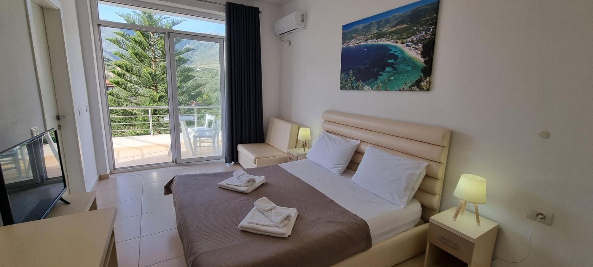 The Sunny Side Apartman Himara Kültér fotó